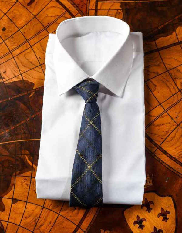 USNA Tartan Tie & Shirt